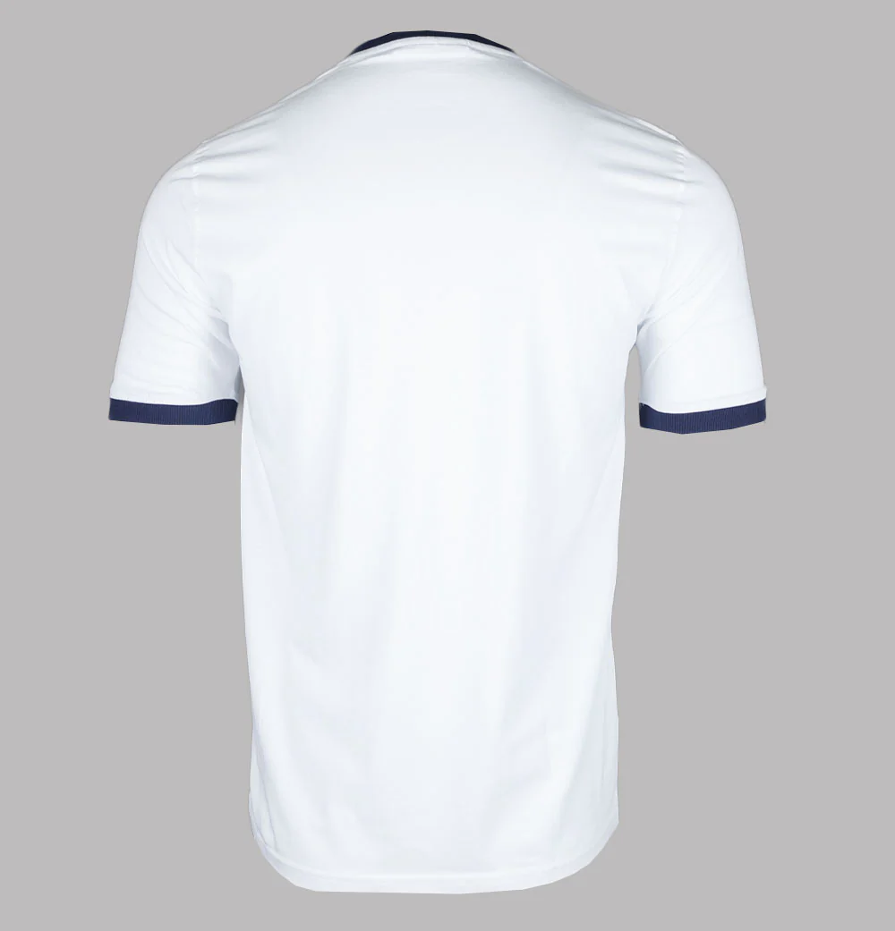 Fila Vintage Marconi Ringer T-Shirt White/Fila Navy - Image 2
