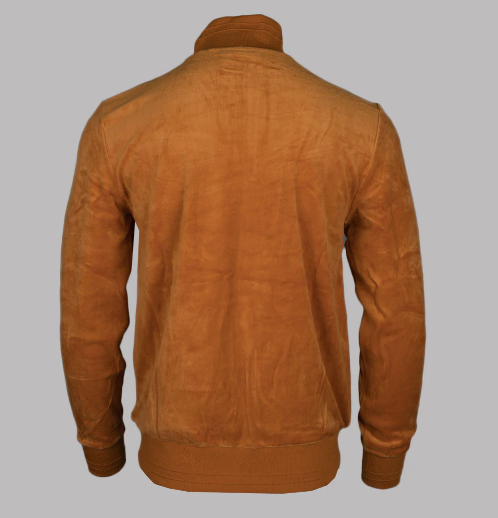 Fila Vintage Nero Velour Track Top Pumpkin Spice - Image 2
