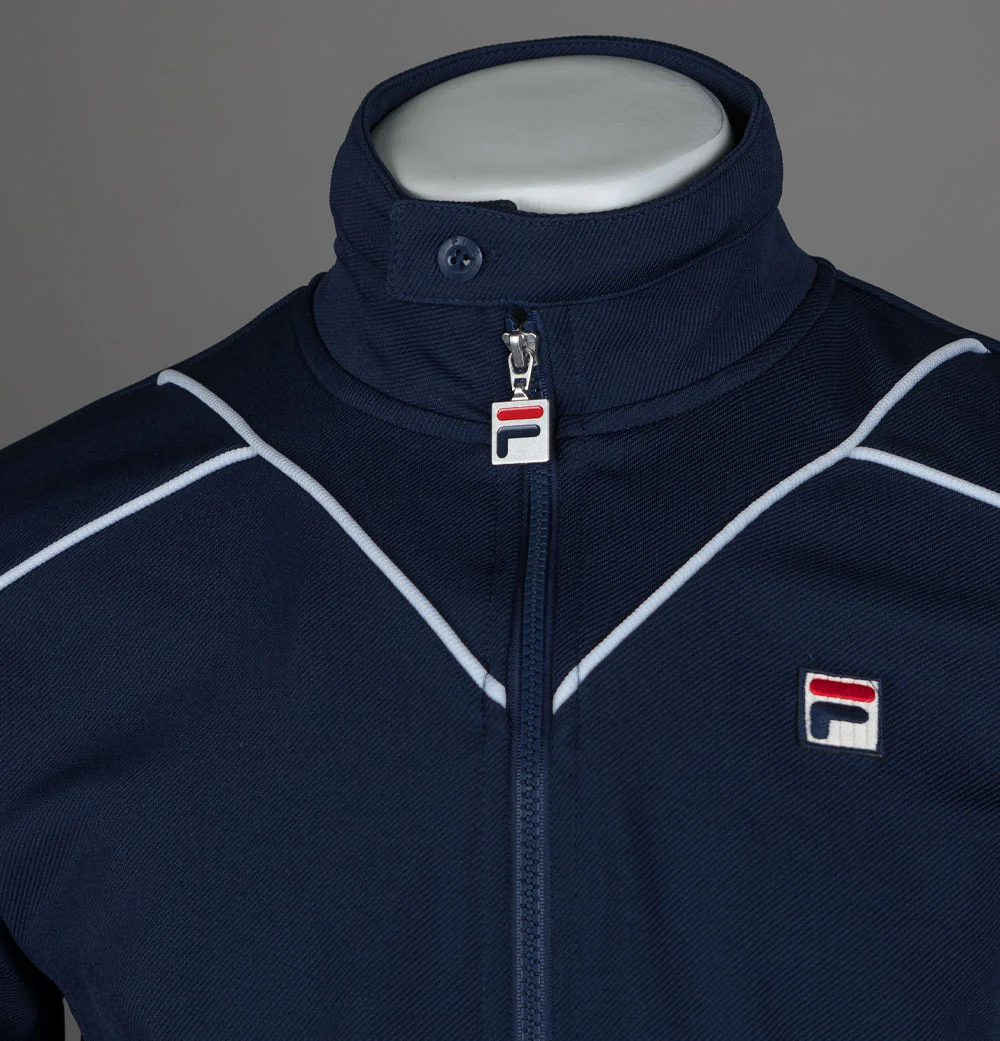 Fila Vintage Noble Piping Track Top Fila Navy/White - Image 3