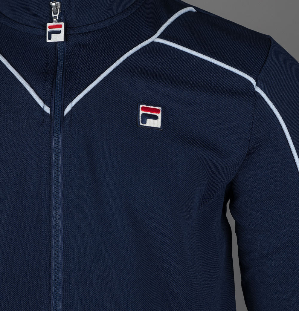 Fila Vintage Noble Piping Track Top Fila Navy/White - Image 4