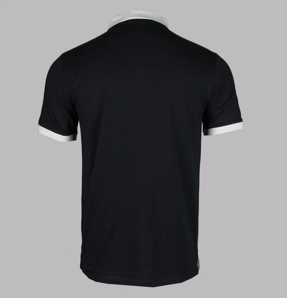 Fila Vintage Panatta 2 Polo Shirt Black/Gardenia - Image 2