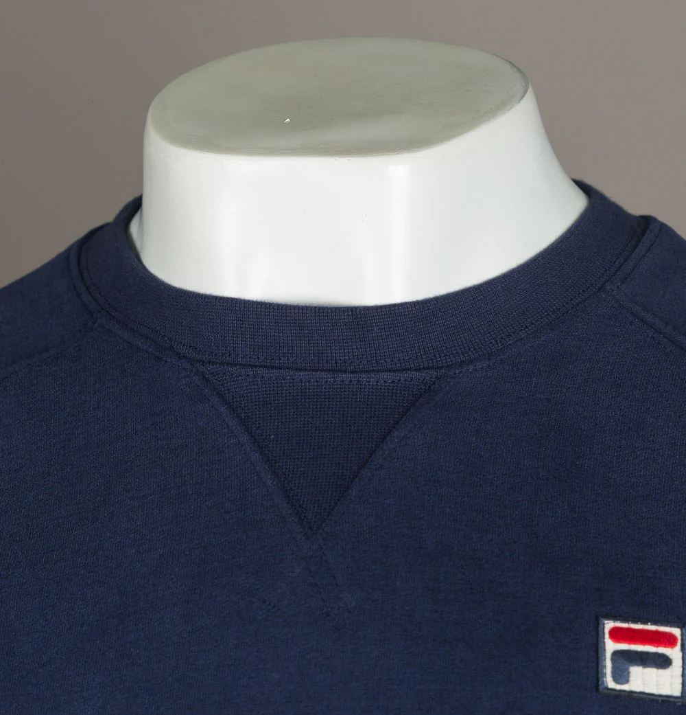 Fila Vintage Pozzi Sweatshirt Navy - Image 3