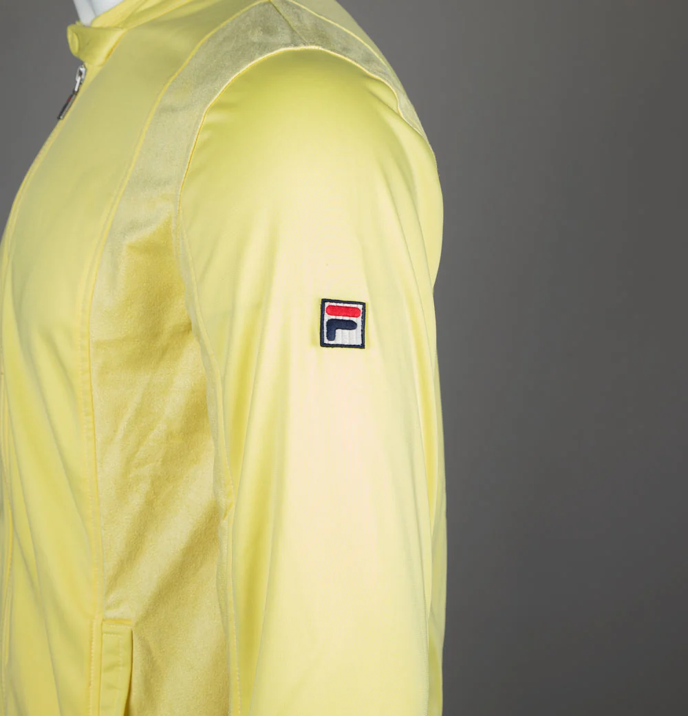 Fila Vintage Ricky Panel Track Jacket Lemonade - Image 5