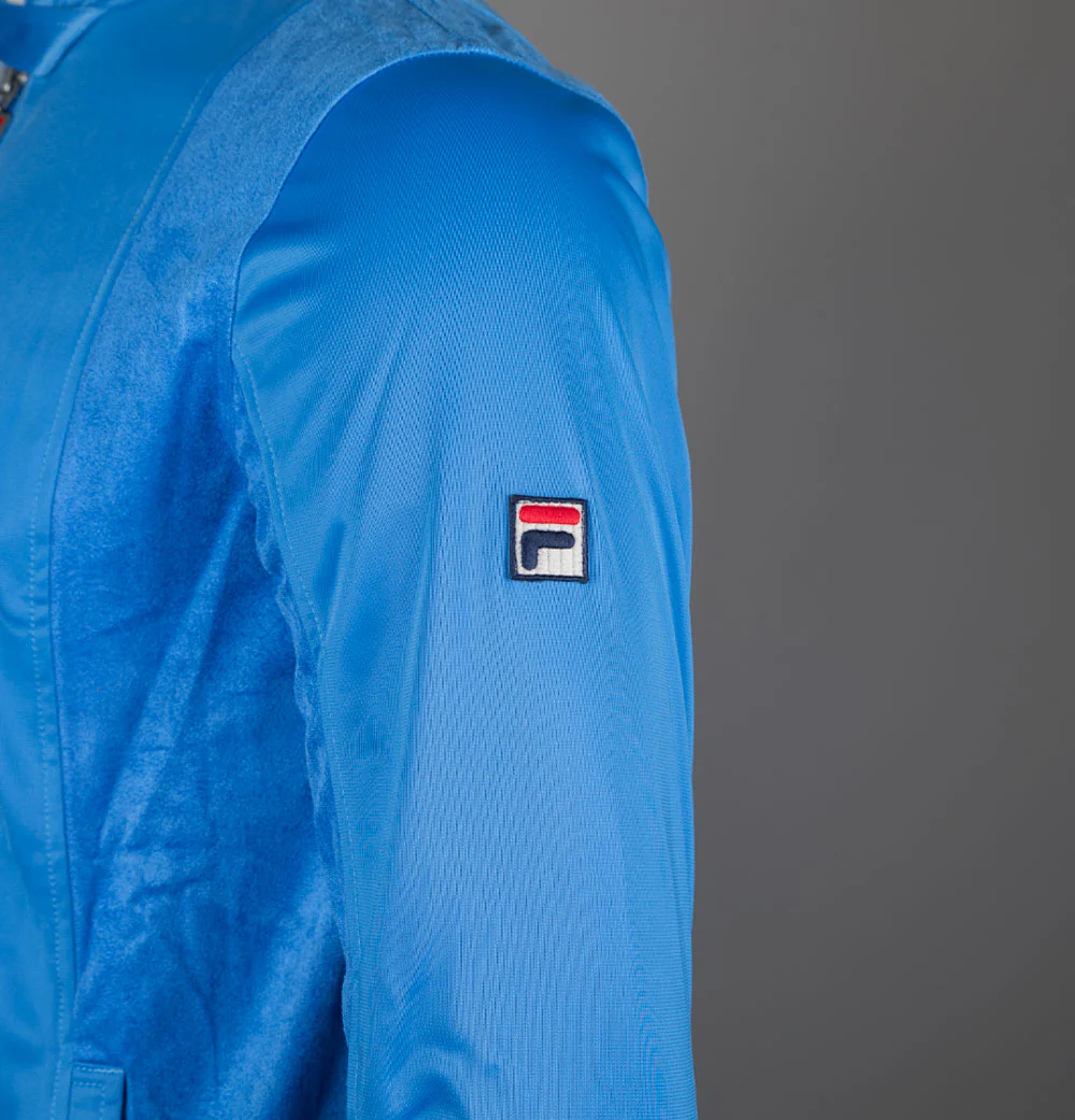 Fila Vintage Ricky Panel Track Jacket Regatta Blue - Image 5