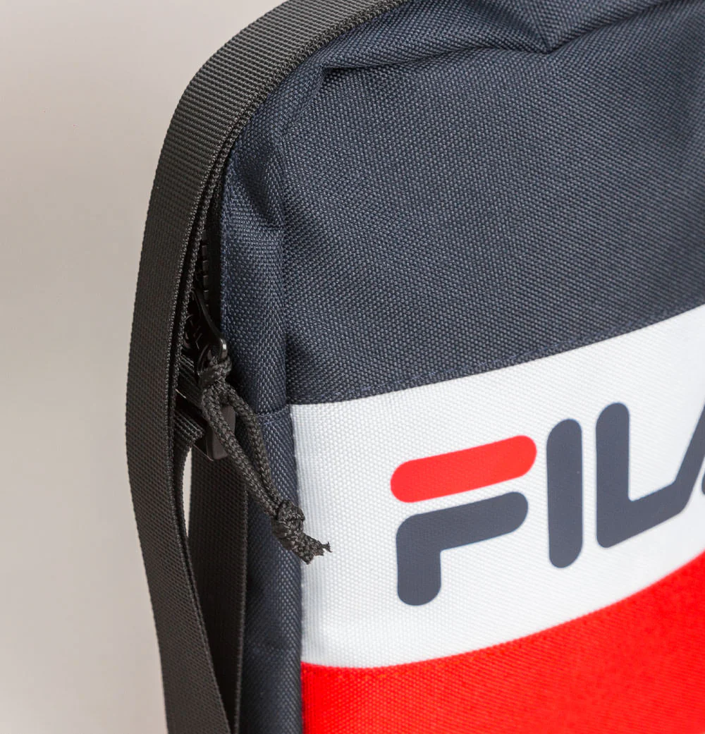 Fila Vintage Rizzo Small Cross Body Bag Navy - Image 4