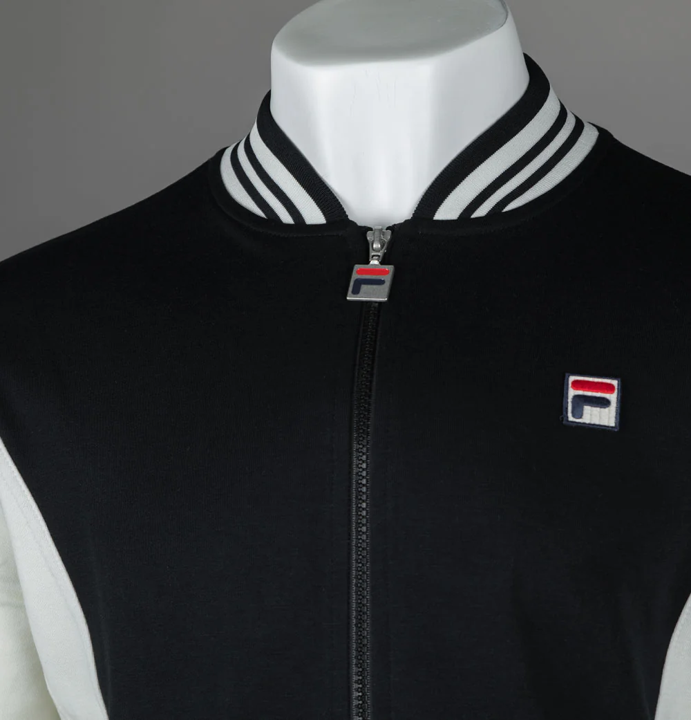 Fila Vintage Settanta Track Jacket Black/Gardenia - Image 3