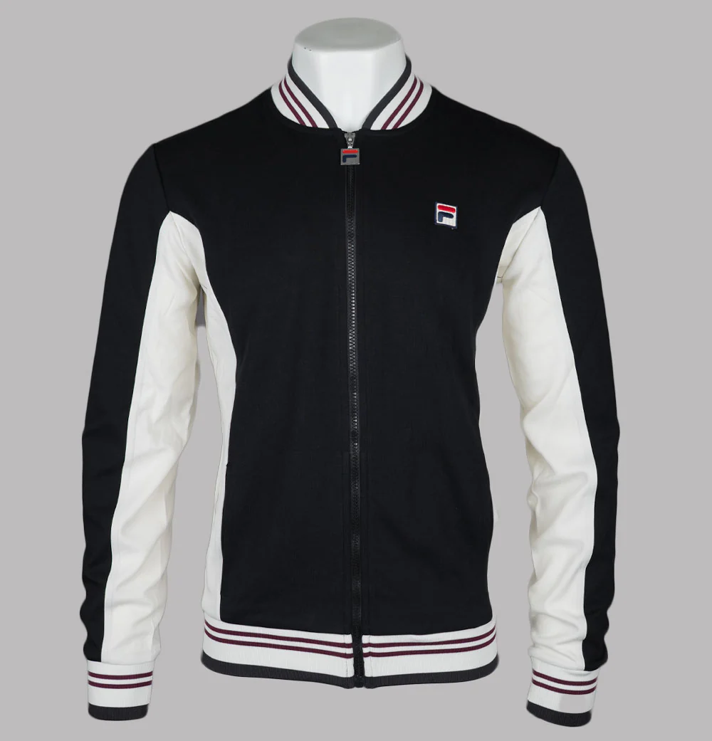 Fila Vintage Settanta Track Jacket Black/Gardenia/Fig/Charcoal