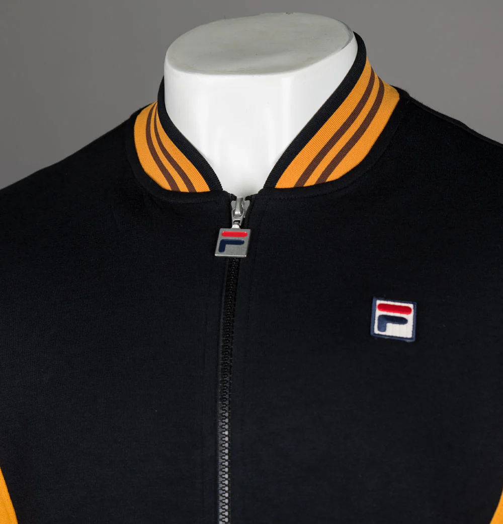 Fila Vintage Settanta Track Jacket Black/Yam/Potting Soil - Image 3