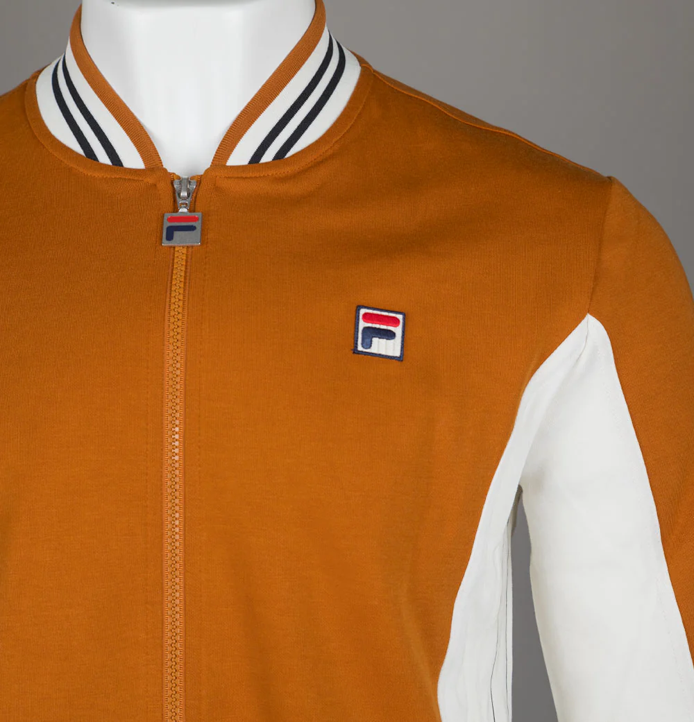 Fila Vintage Settanta Track Jacket Pumpkin Spice/Gardenia/Black - Image 3