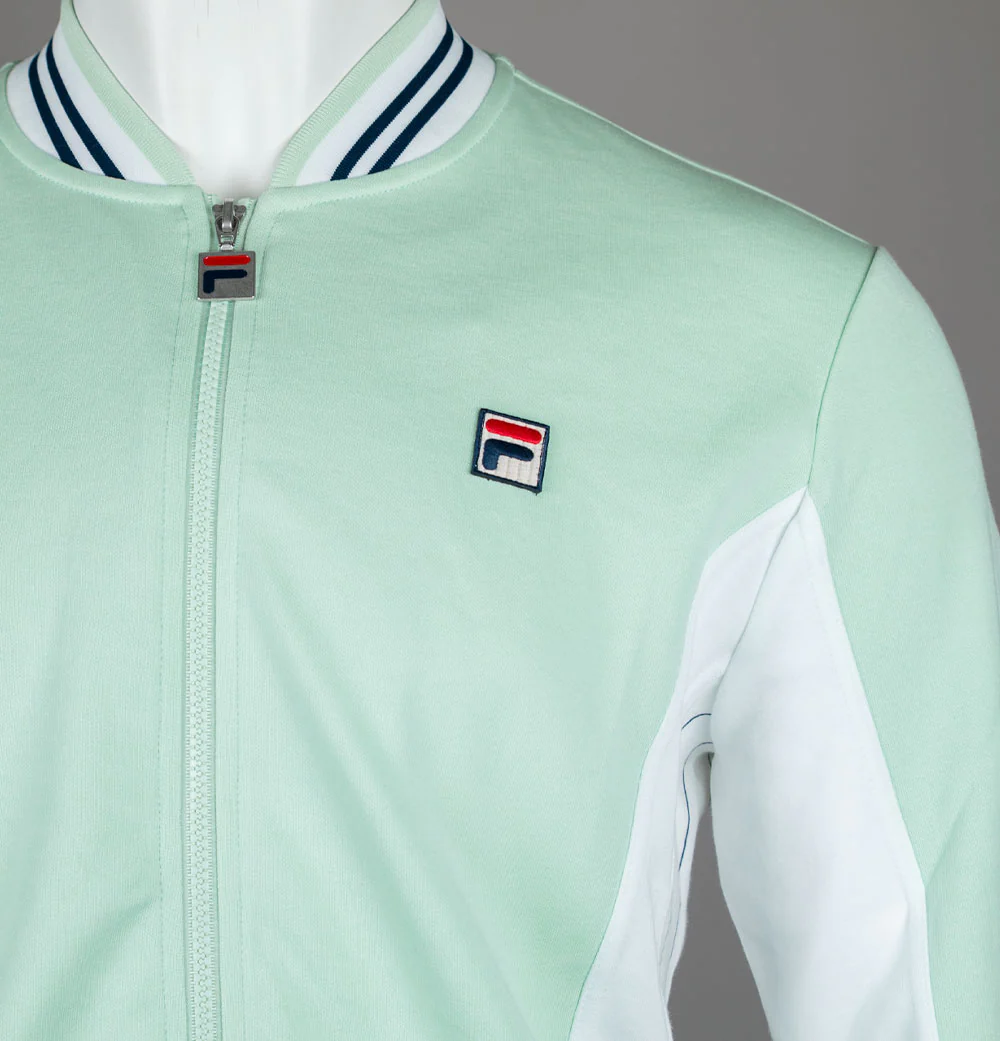 Fila Vintage Settanta Track Jacket Surf Spray/White/Fila Navy - Image 3