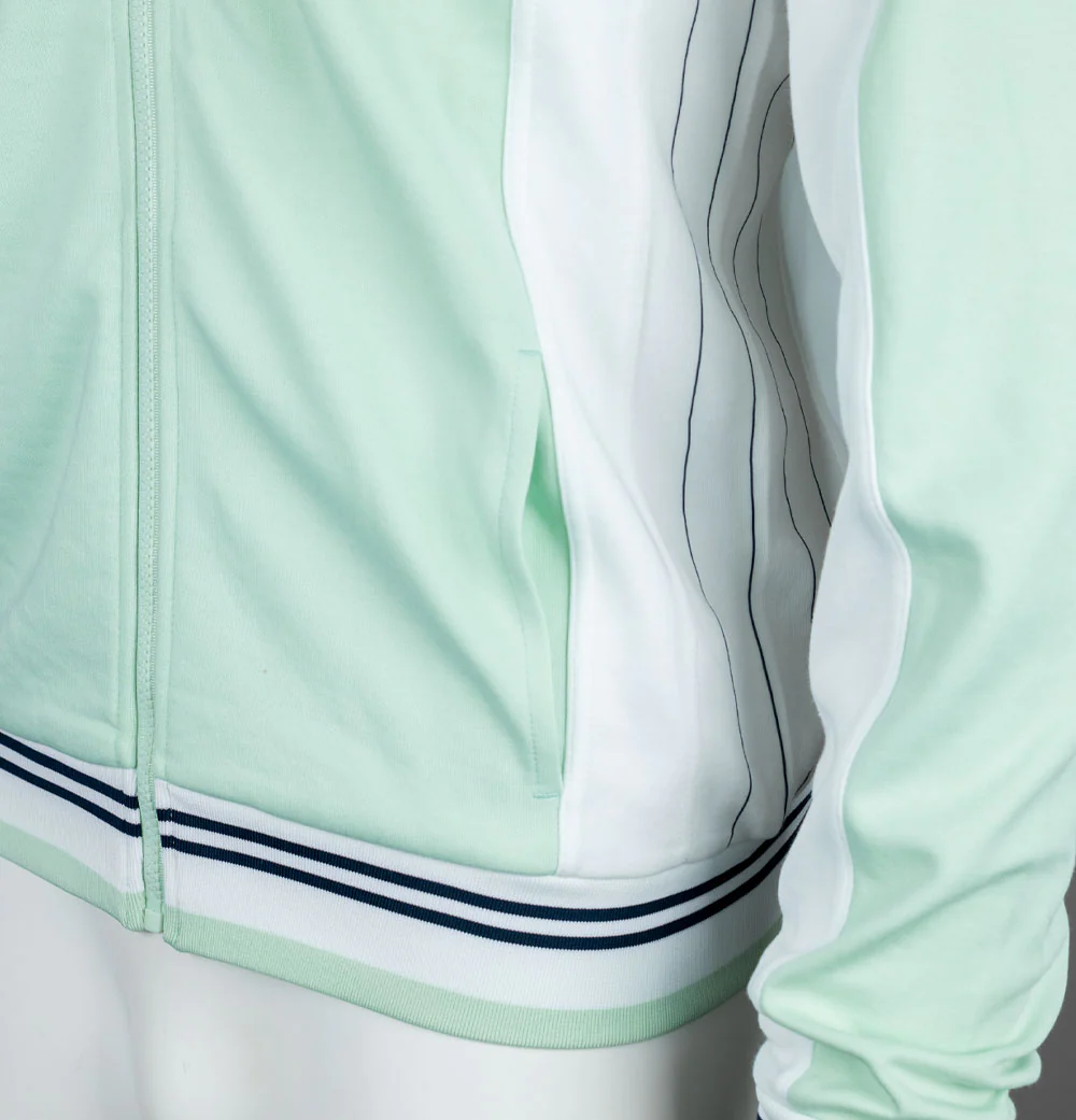 Fila Vintage Settanta Track Jacket Surf Spray/White/Fila Navy - Image 4