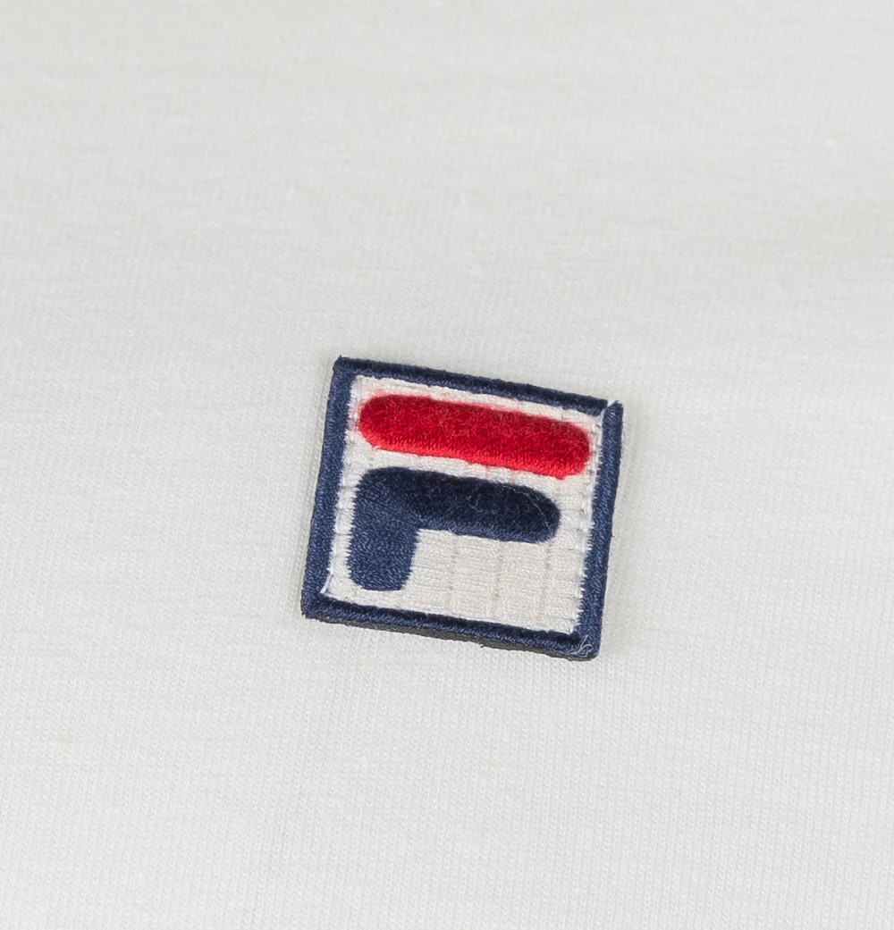 Fila Vintage Silas Long Sleeve T-Shirt Egret - Image 4
