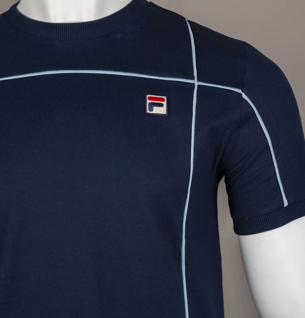 Fila Vintage Terri T-Shirt Fila Navy/Skyway - Image 3