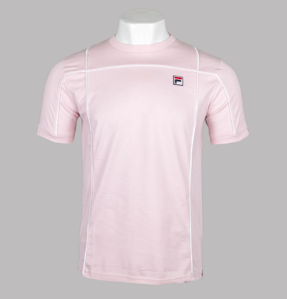 Fila Vintage Terri T-Shirt Pale Lilac/White
