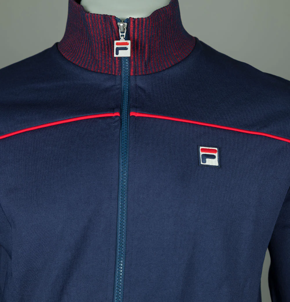 Fila Vintage Zayn Track Top Fila Navy/Fila Red - Image 3