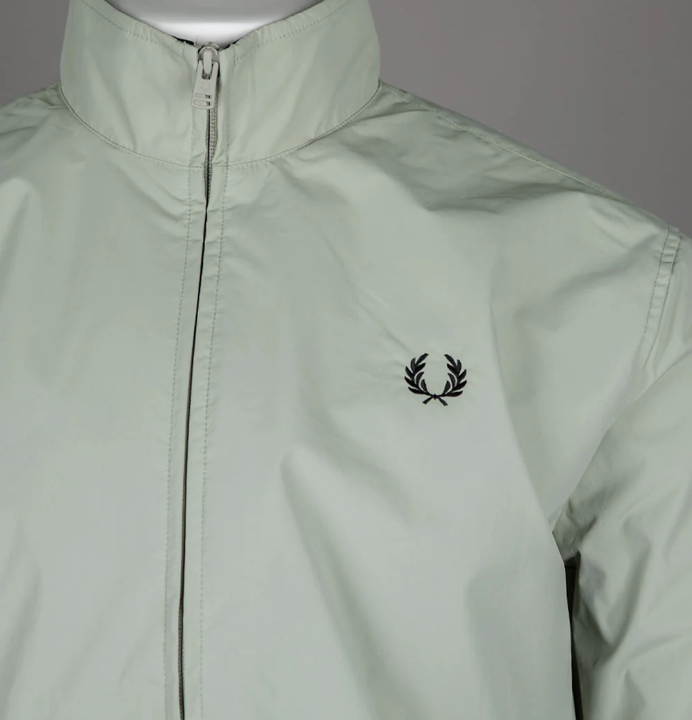 Fred Perry Brentham Jacket Seagrass/Black - Image 3