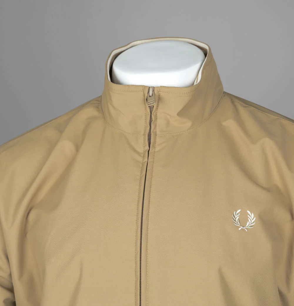 Fred Perry Brentham Jacket Warm Stone - Image 3