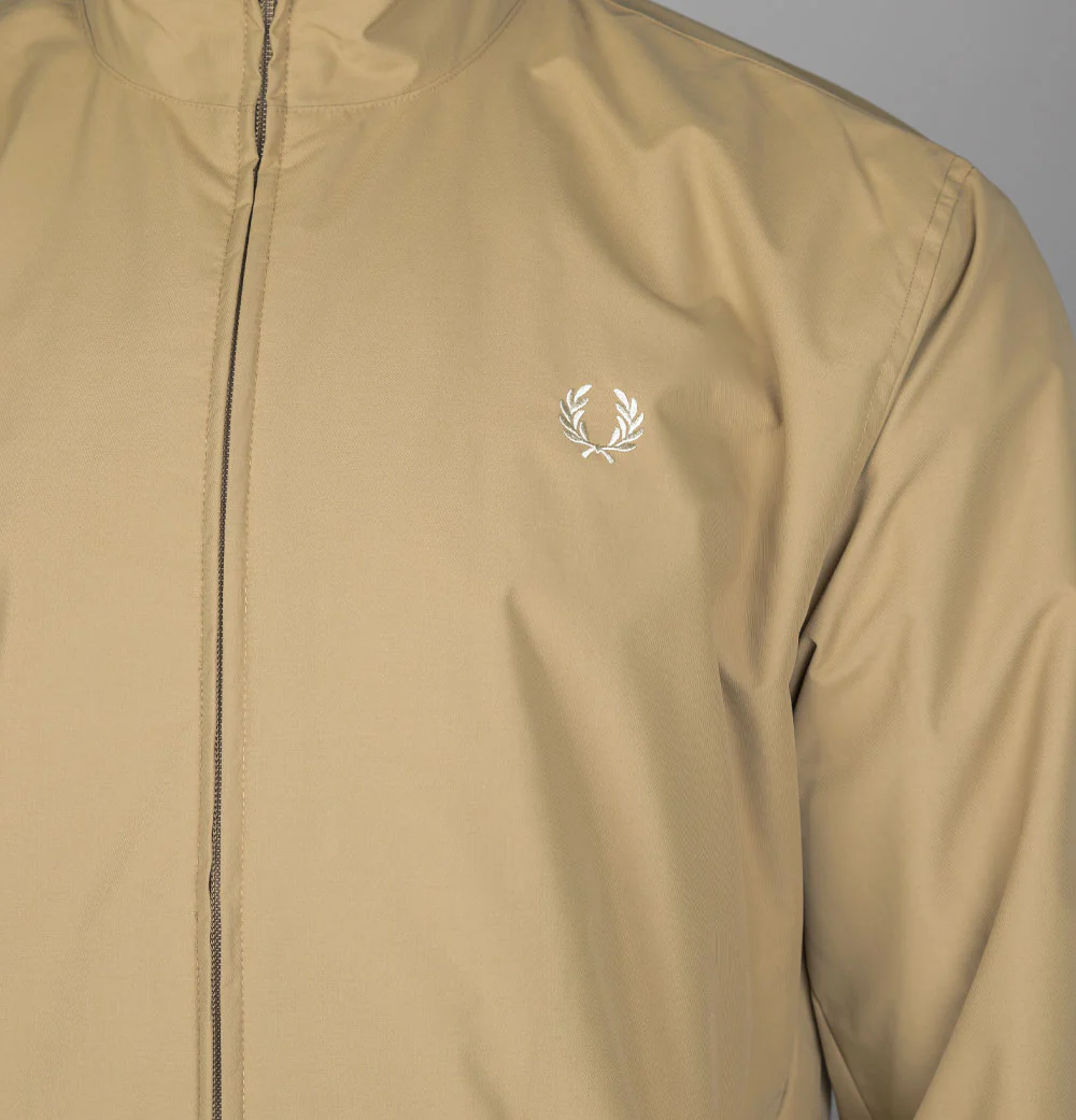 Fred Perry Brentham Jacket Warm Stone - Image 4