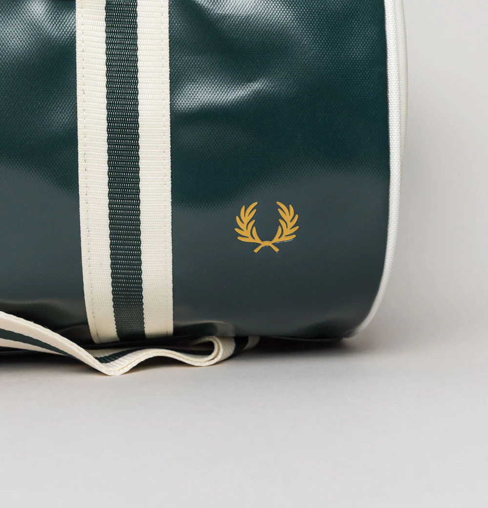 Fred Perry Classic Barrel Bag Grassroots/Ecru - Image 3
