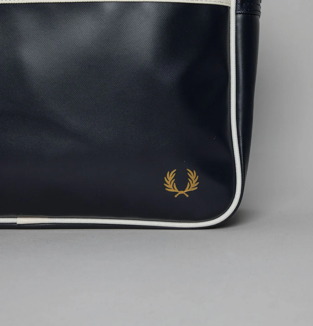 Fred Perry Classic Shoulder Bag Navy/Ecru - Image 3