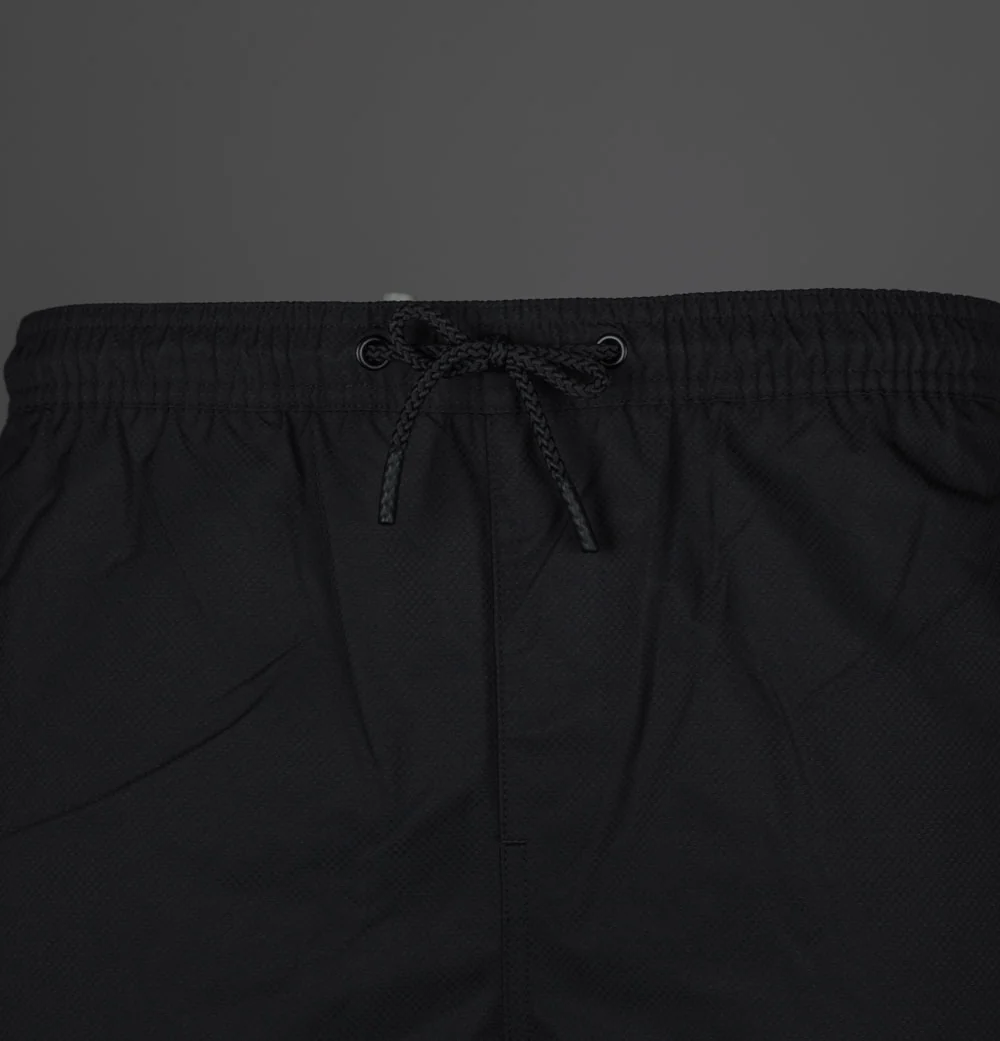 Fred Perry Classic Swim Shorts Black/Court Green - Image 4