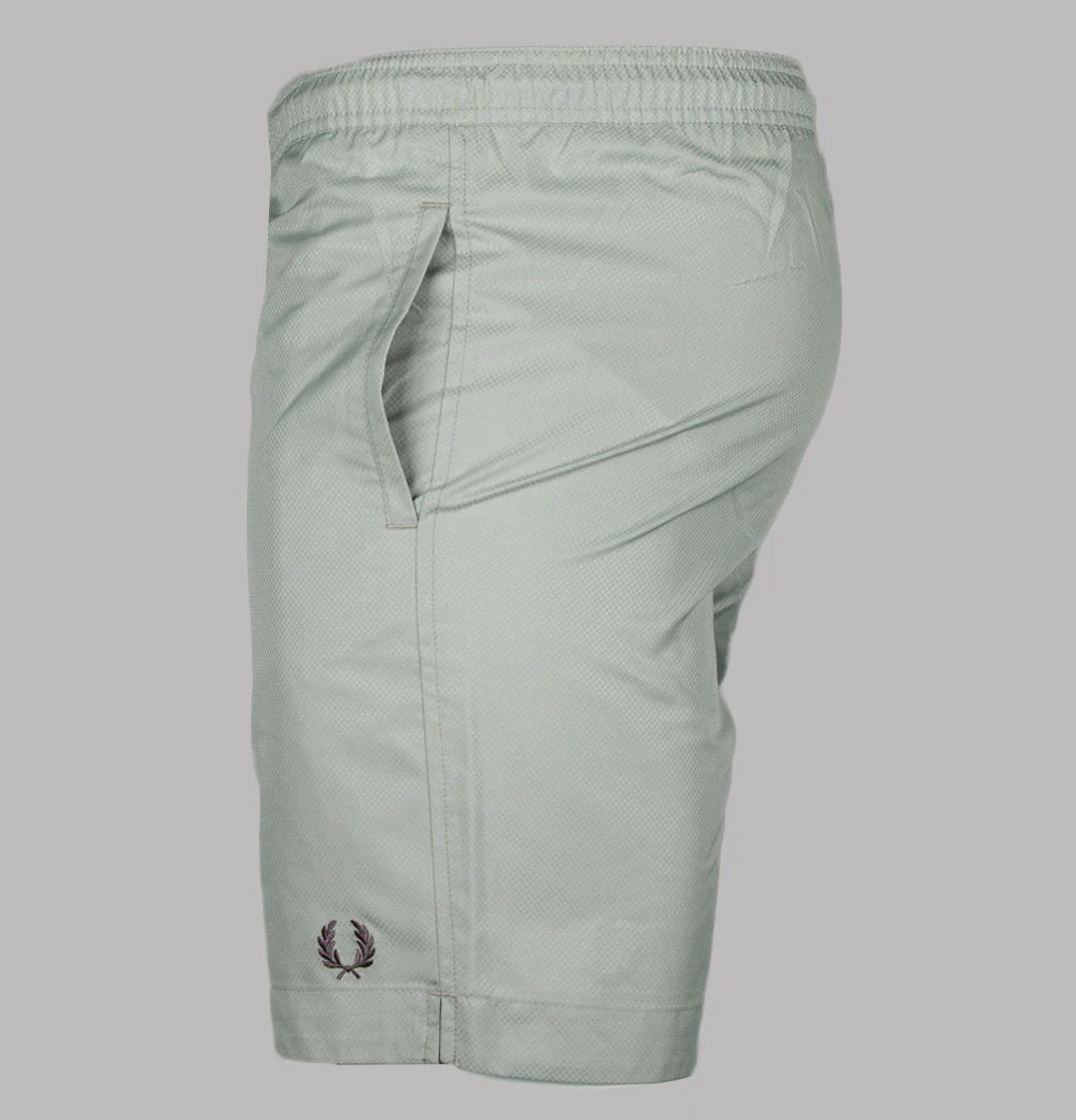 Fred Perry Classic Swim Shorts Warm Grey - Image 2