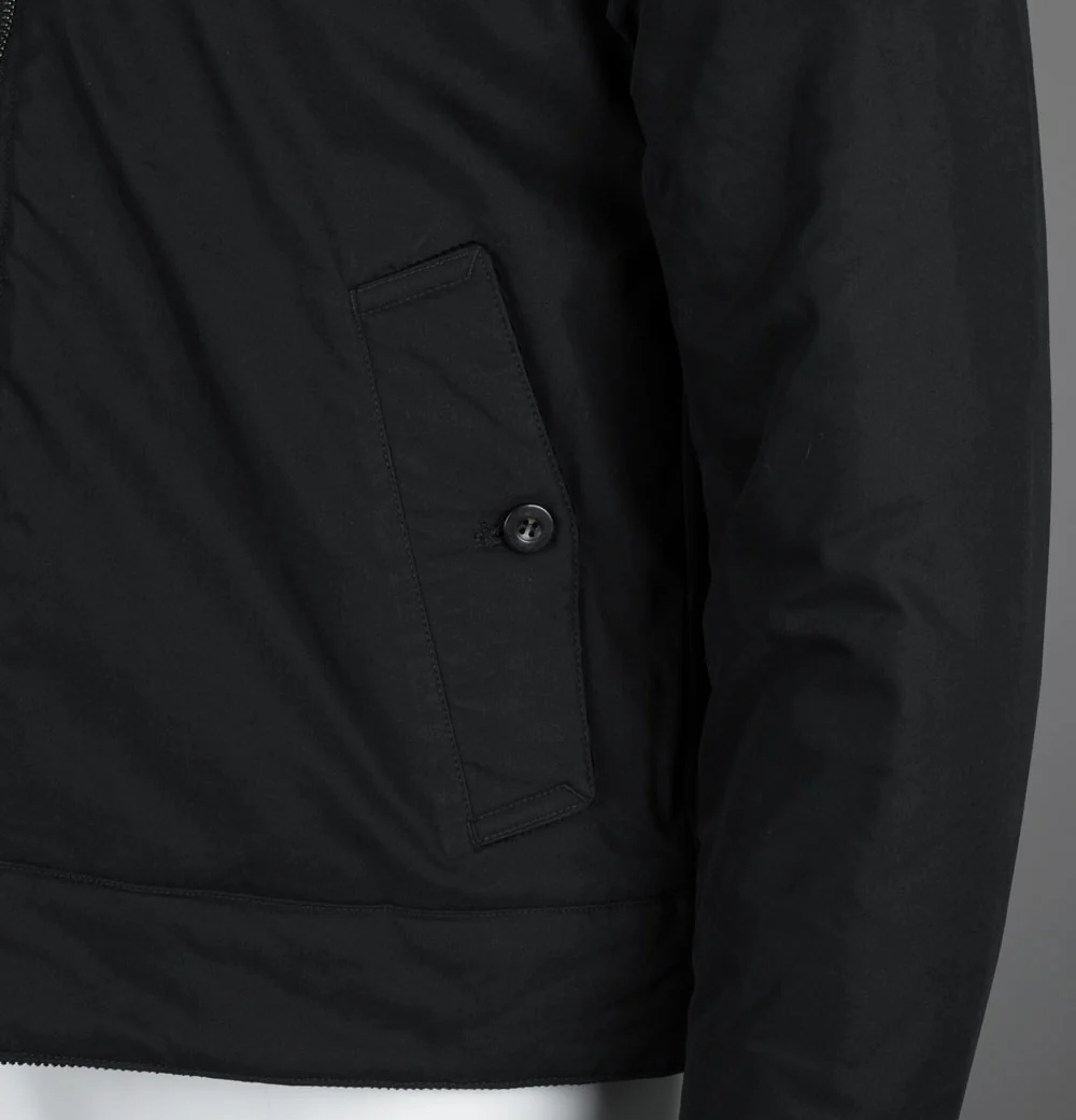 Fred Perry Cotton Caban Jacket Black - Image 4