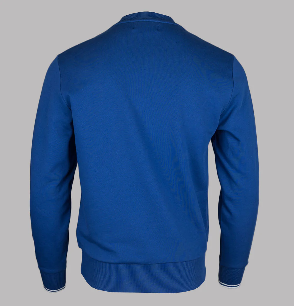 Fred Perry Crew Neck Sweatshirt Soho Eclipse/Snow White - Image 2
