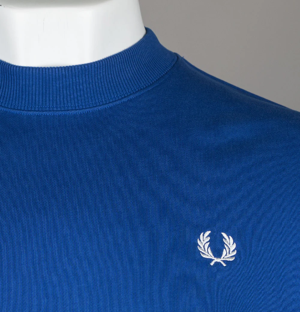 Fred Perry Crew Neck Sweatshirt Soho Eclipse/Snow White - Image 3