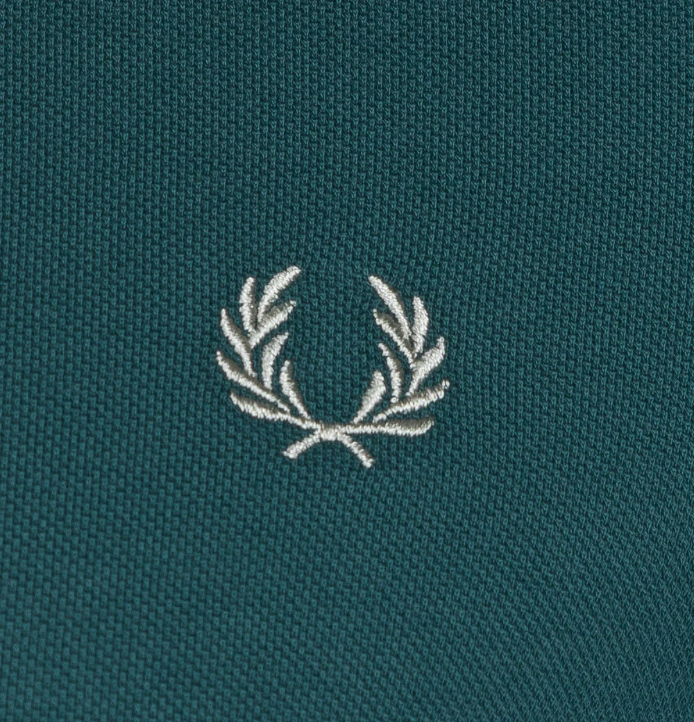 Fred Perry M3600 Polo Shirt Petrol Blue/Light Oyster - Image 4