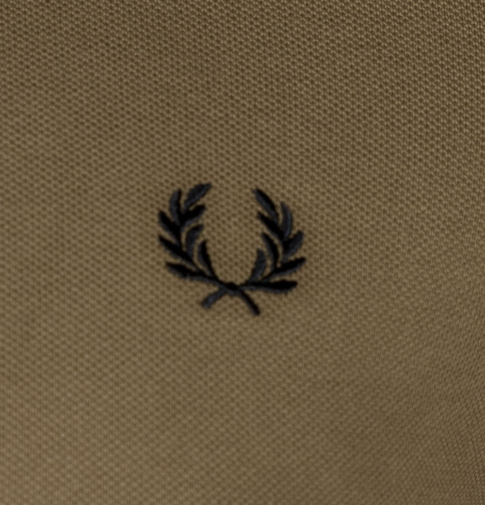 Fred Perry M3600 Polo Shirt Shaded Stone - Image 4