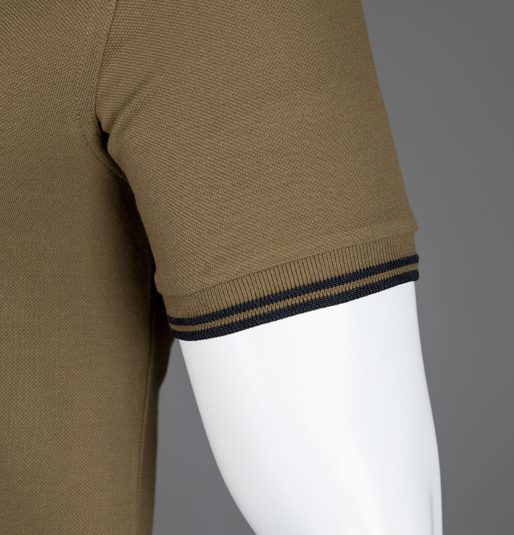 Fred Perry M3600 Polo Shirt Shaded Stone - Image 5