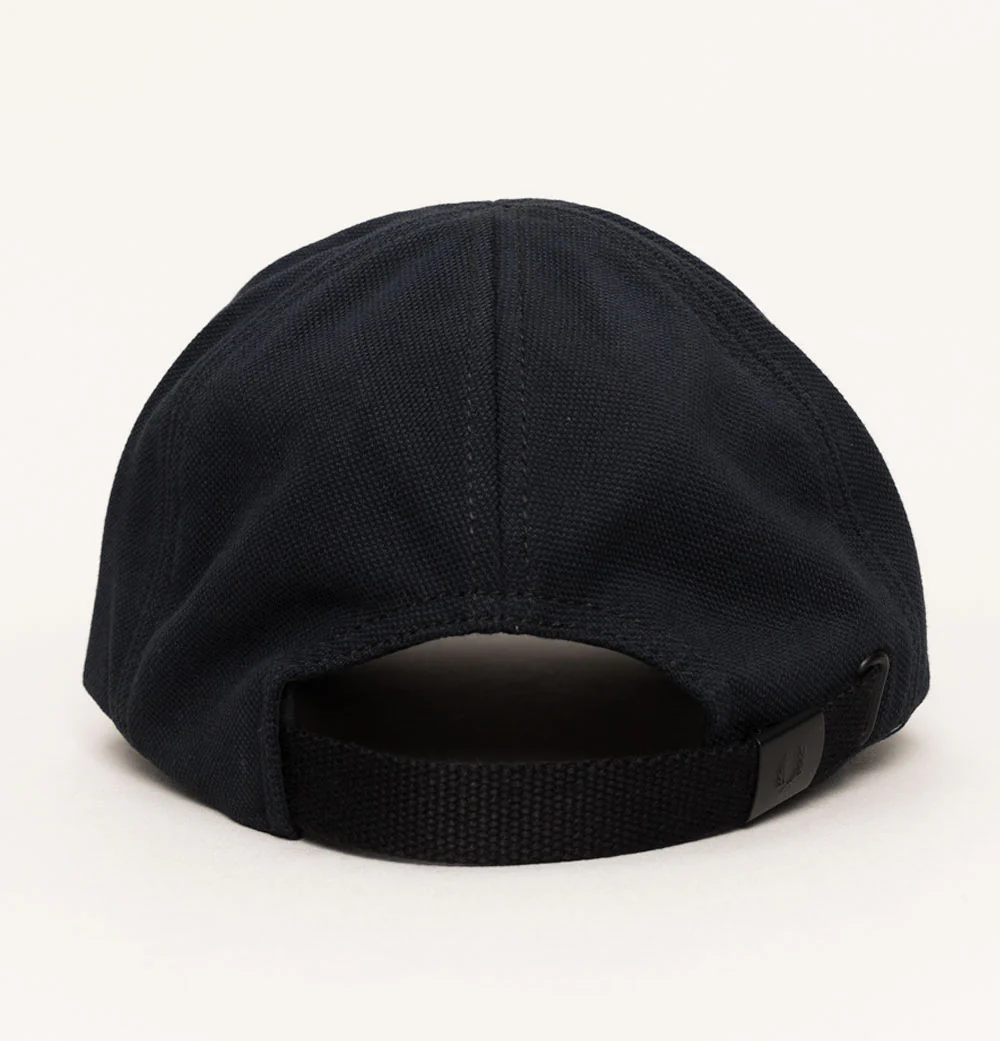 Fred Perry Pique Classic Cap Navy/Shaded Stone - Image 3