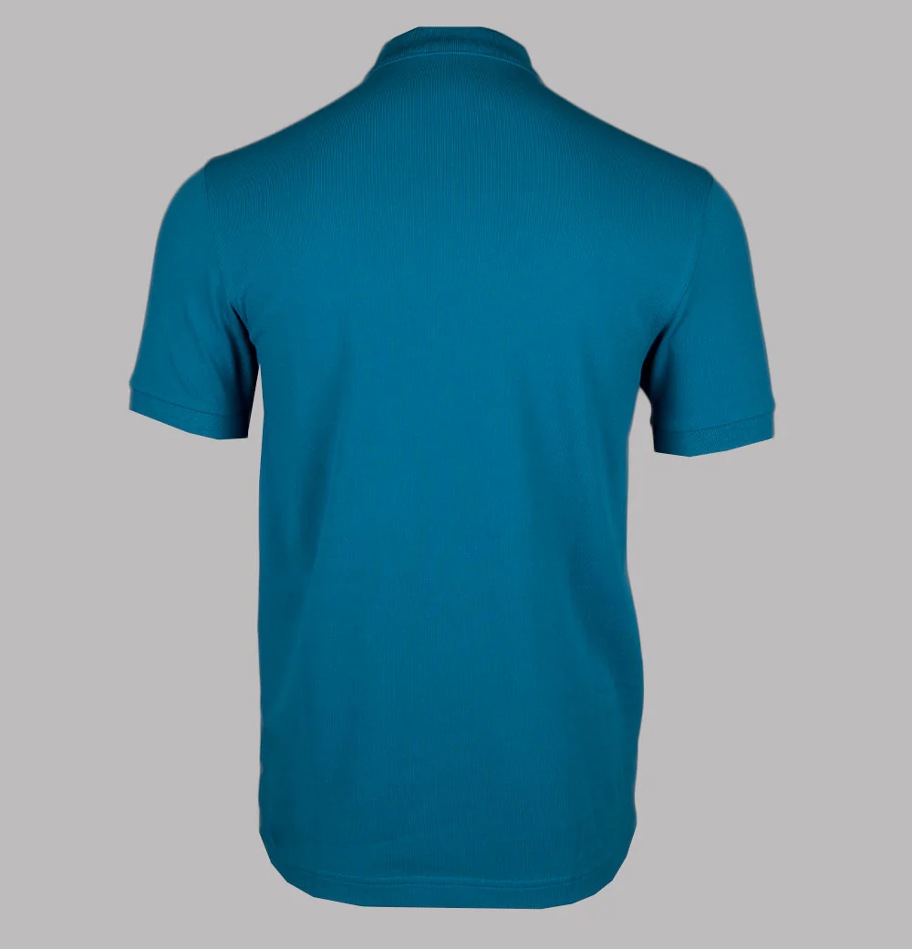 Fred Perry Plain Polo Shirt Ocean/Navy - Image 2