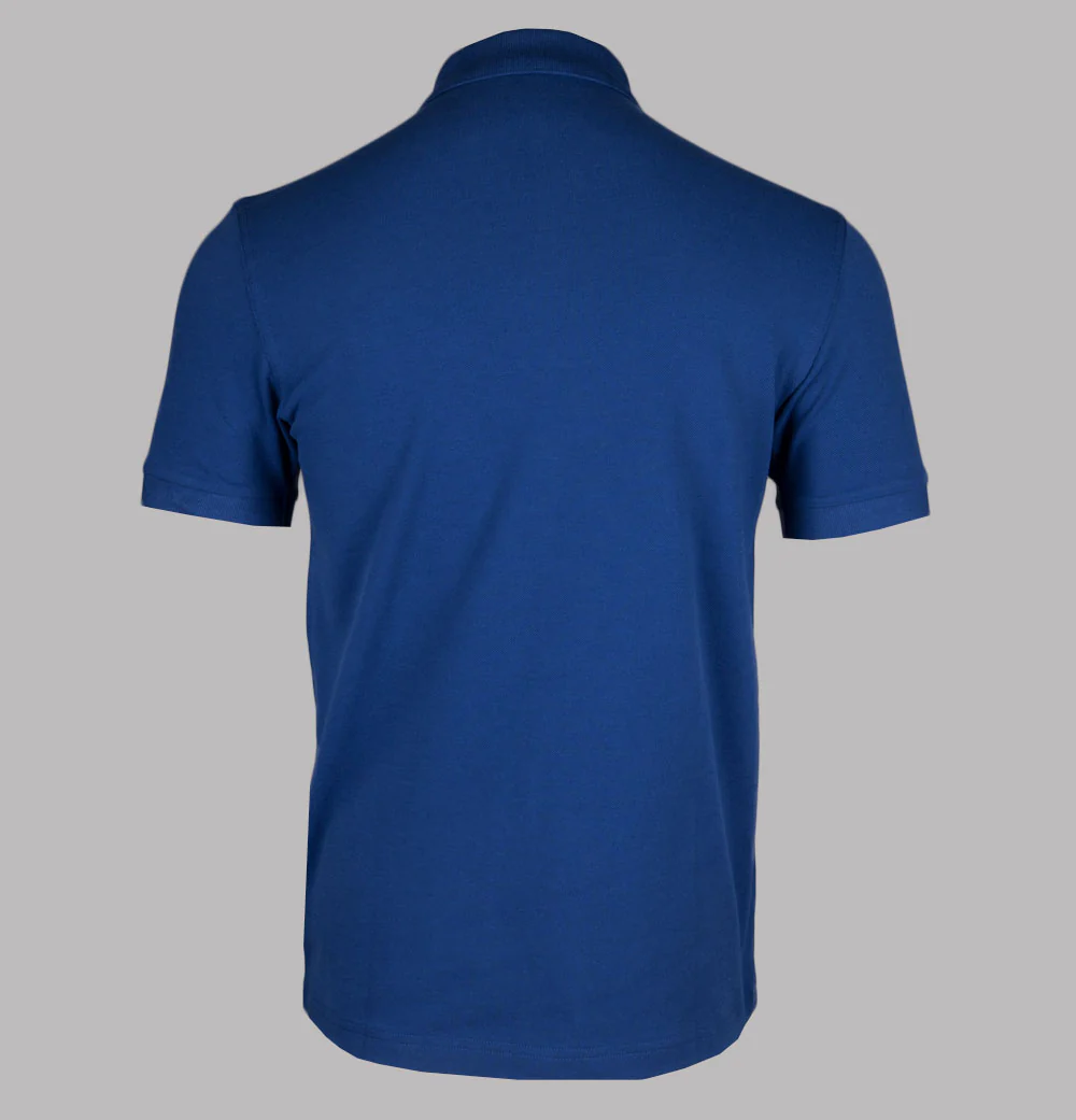 Fred Perry Plain Polo Shirt Soho Eclipse/Snow White - Image 2