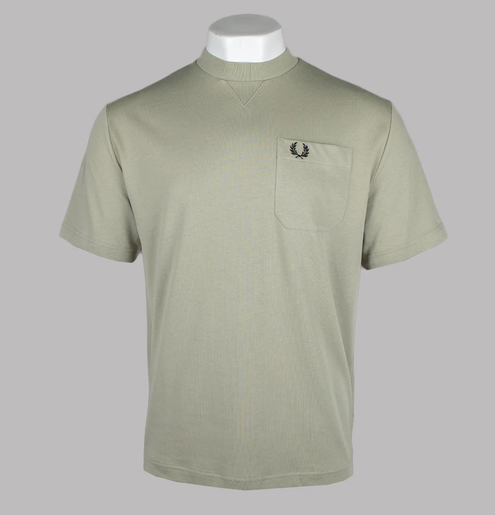 Fred Perry Pocket Detail T-Shirt Seagrass