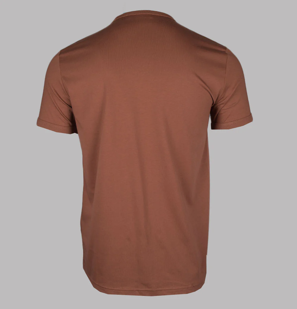 Fred Perry Ringer T-Shirt Cinnamon - Image 2