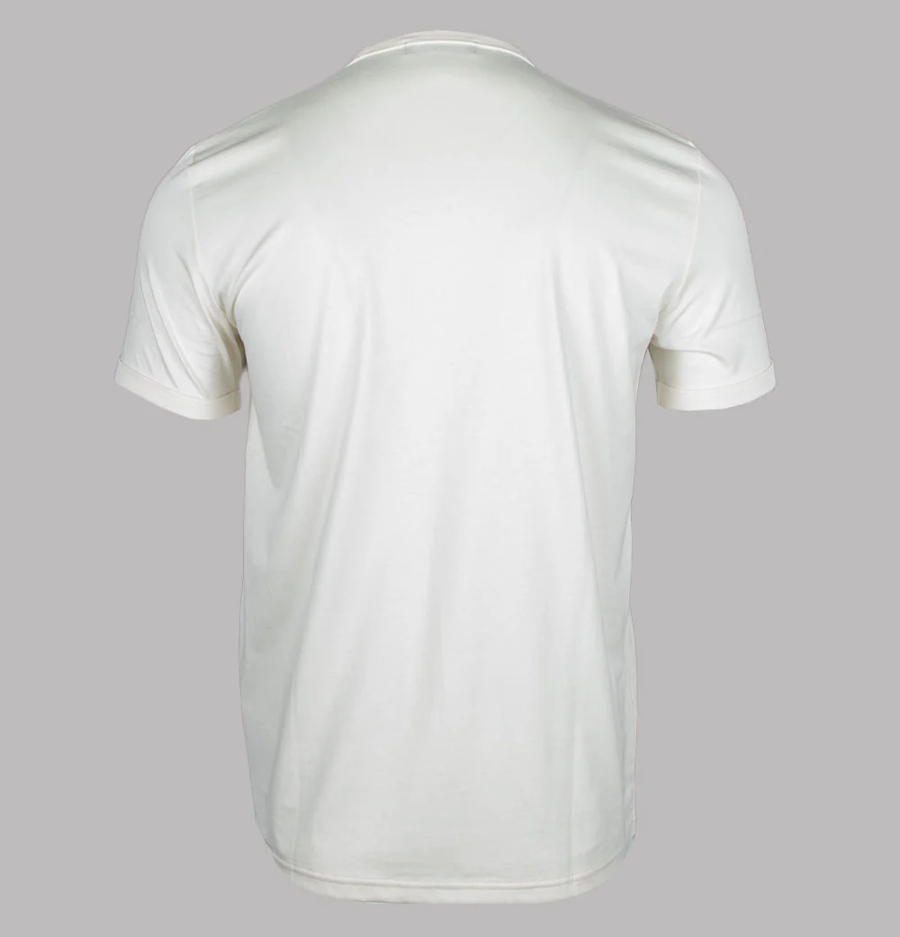 Fred Perry Ringer T-Shirt Ecru - Image 2