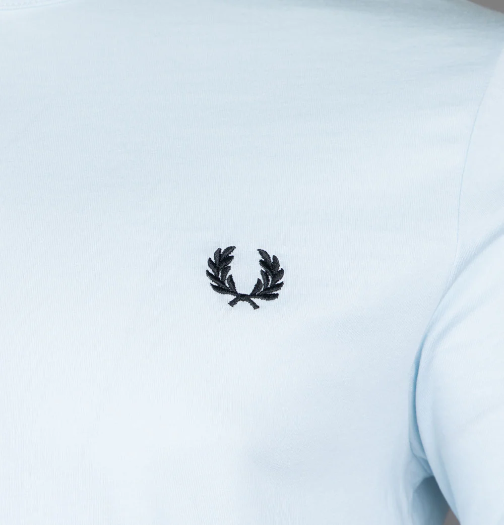 Fred Perry Ringer T-Shirt Light Ice - Image 4