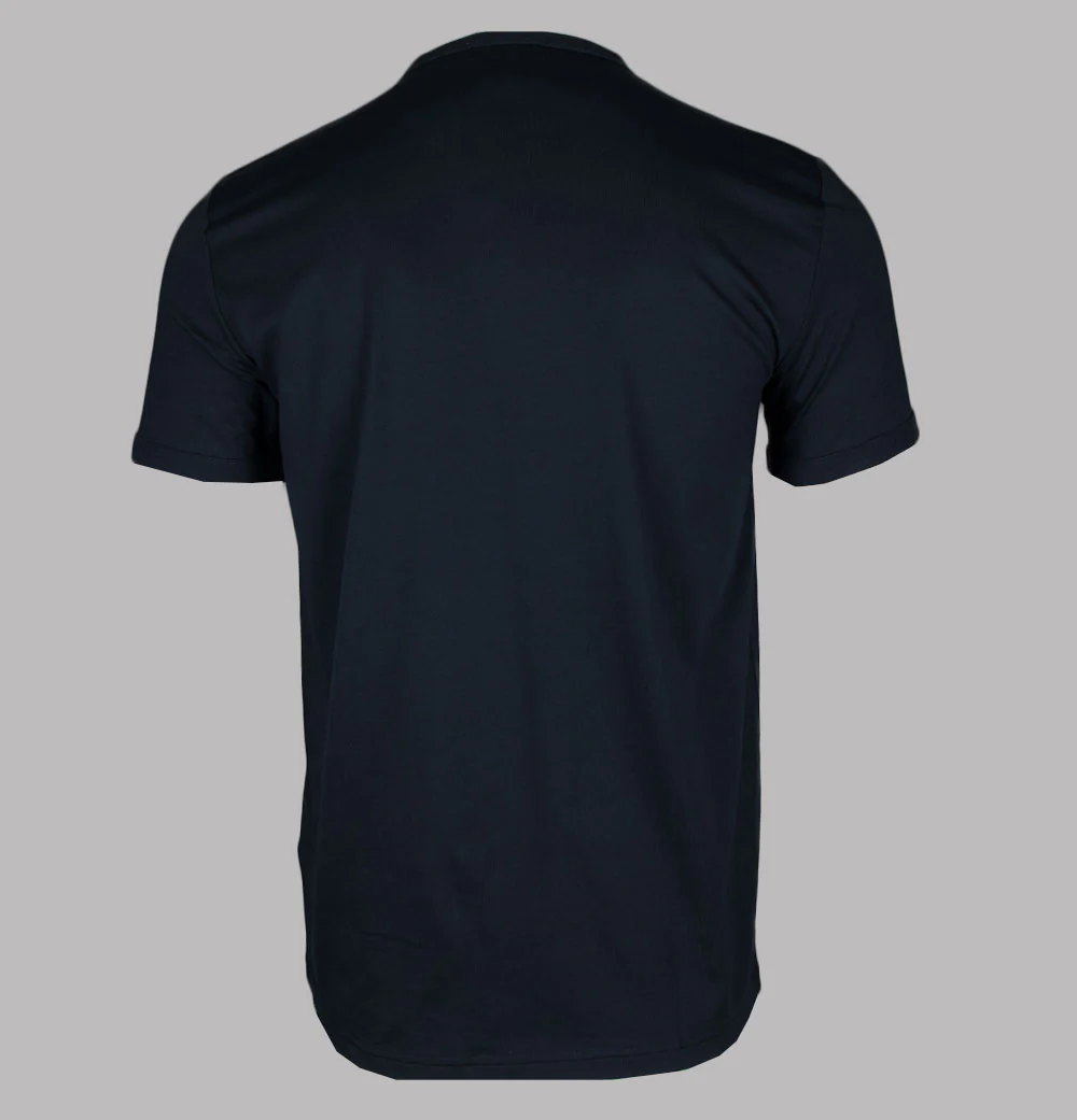 Fred Perry Ringer T-Shirt Navy/Honeycomb - Image 2