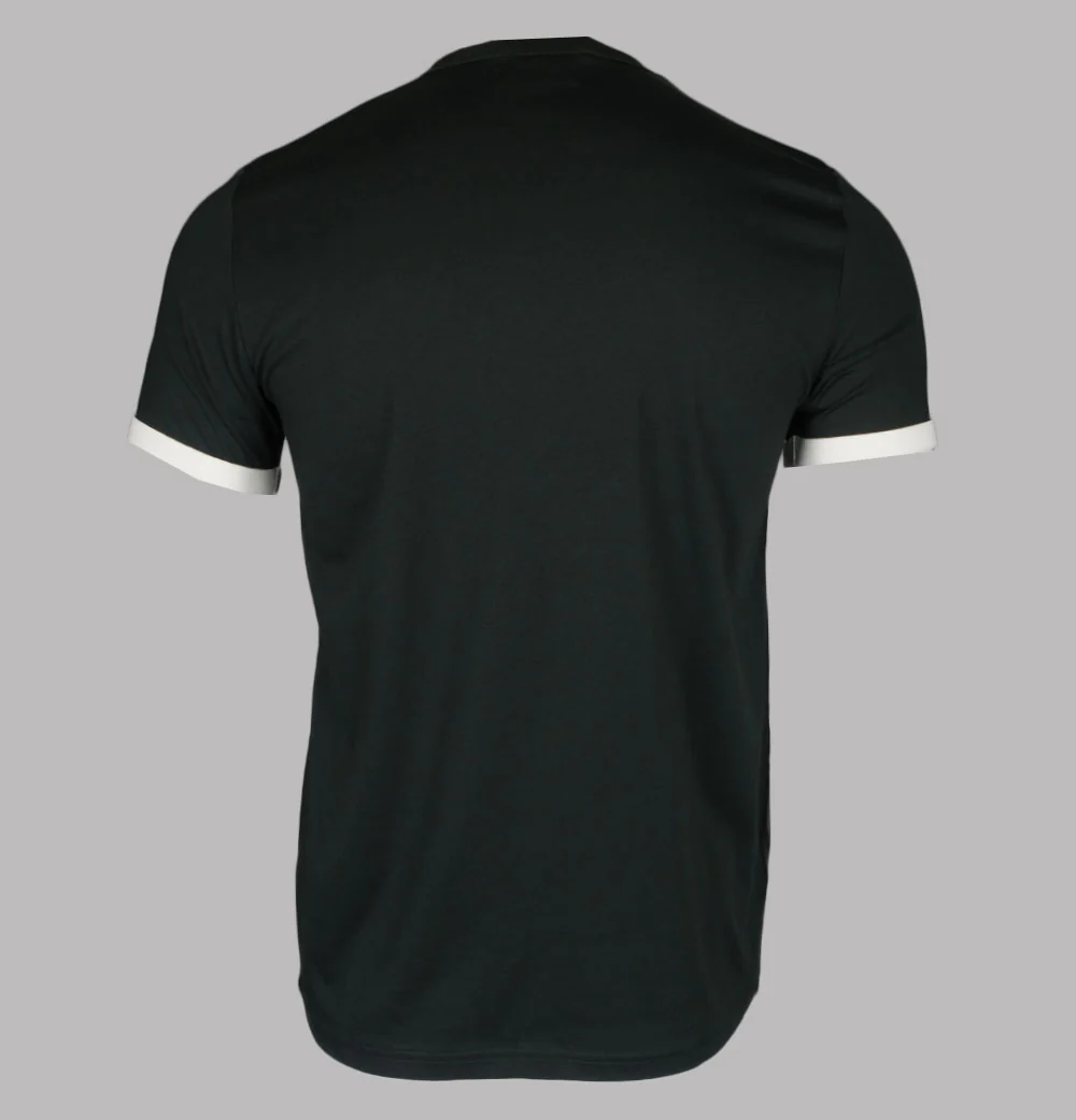 Fred Perry Ringer T-Shirt Night Green - Image 2