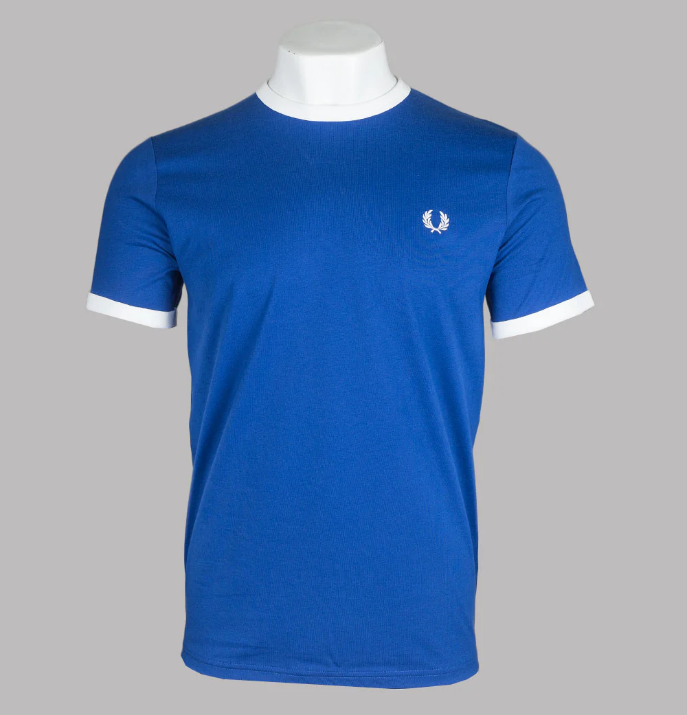 Fred Perry Ringer T-Shirt Soho Eclipse/Snow White