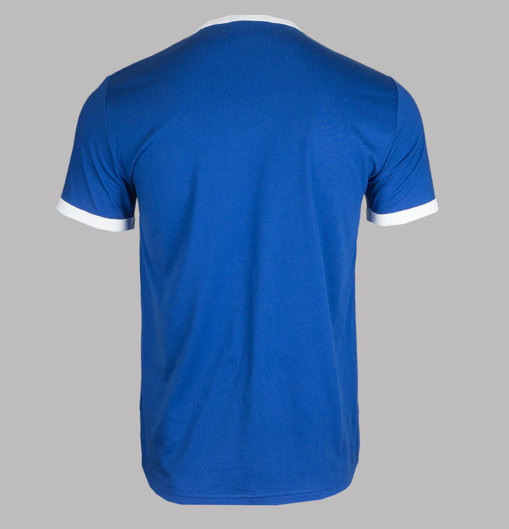 Fred Perry Ringer T-Shirt Soho Eclipse/Snow White - Image 2