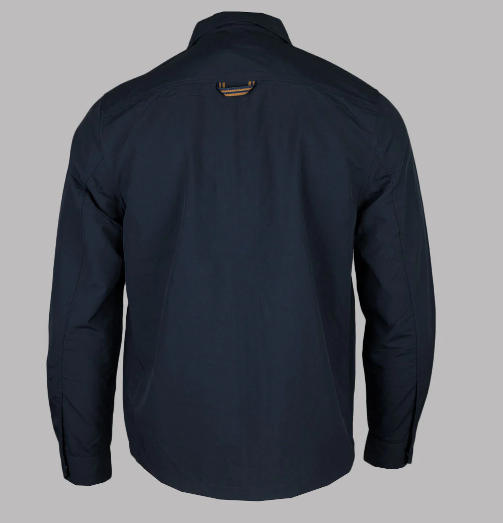 Fred Perry Ripstop Pocket Overshirt Navy - Image 2