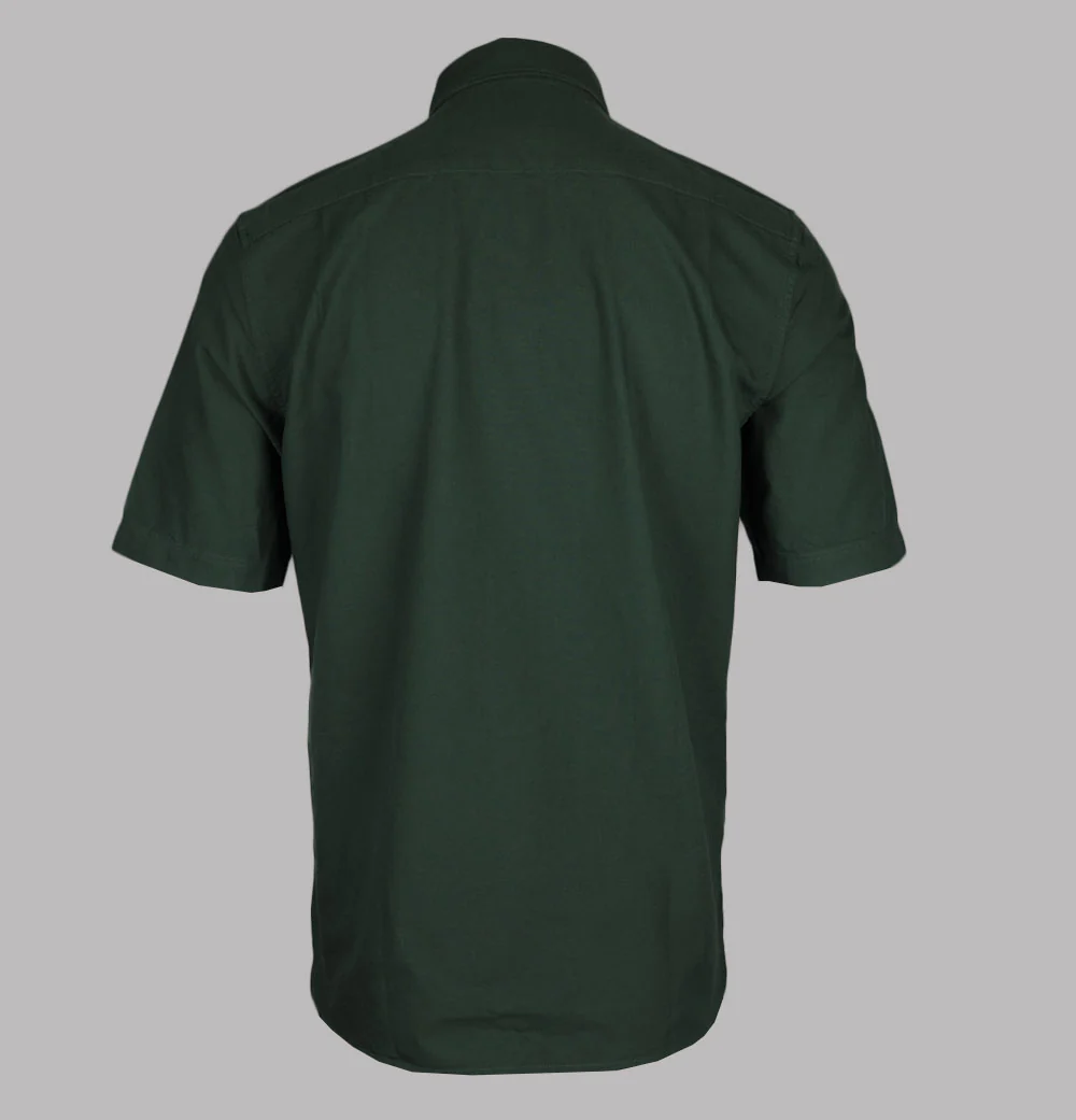 Fred Perry Short Sleeve Oxford Shirt Court Green - Image 2