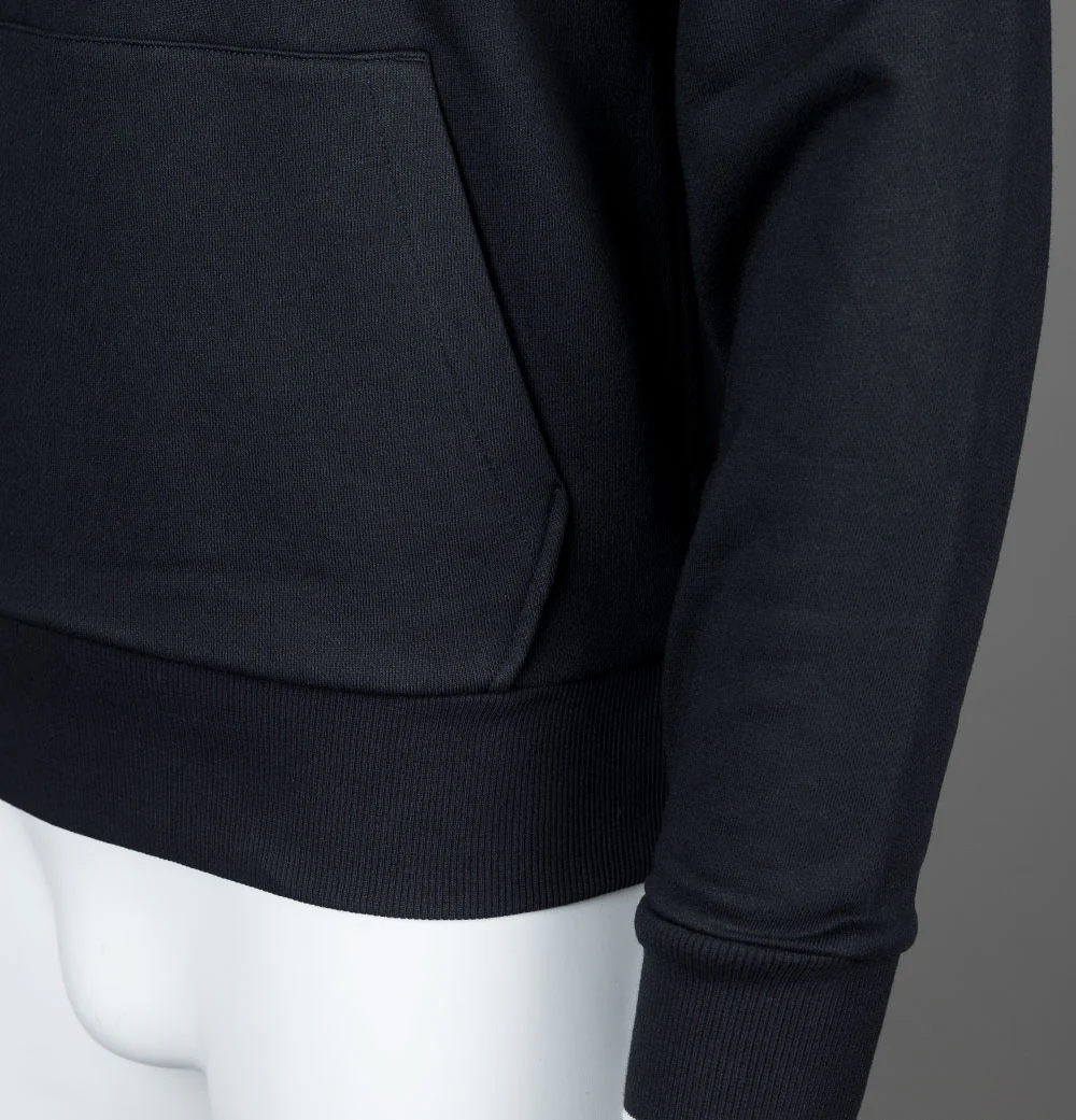 Fred Perry Tipped Hooded Sweatshirt Black - Image 5