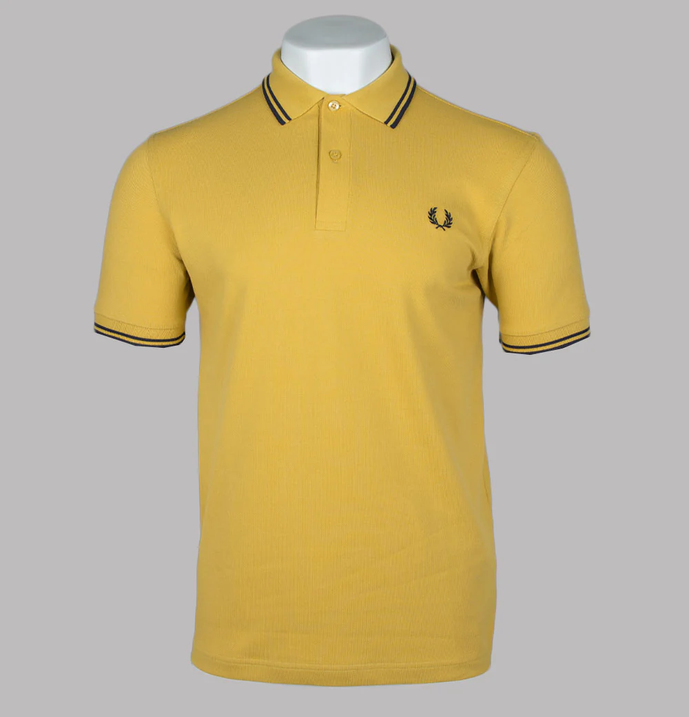 Fred Perry M3600 Polo Shirt Honeycomb/Navy