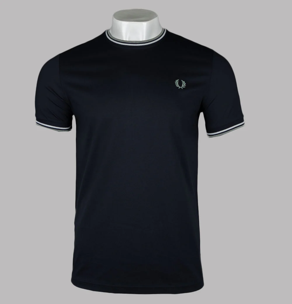 Fred Perry Twin Tipped T-Shirt Navy