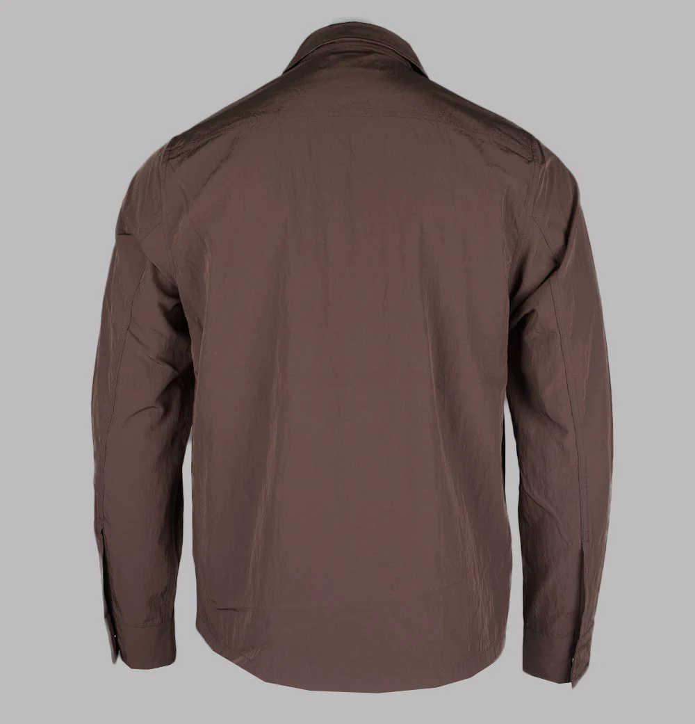 Fred Perry Zip Overshirt Carrington Brick - Image 2