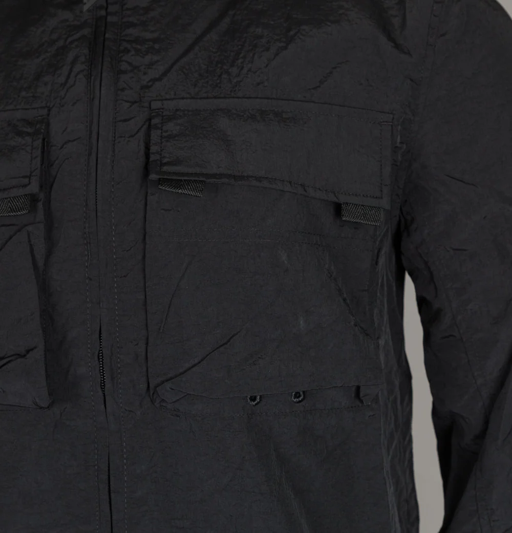 Marshall Artist GD Parachute Overshirt Black - Image 4